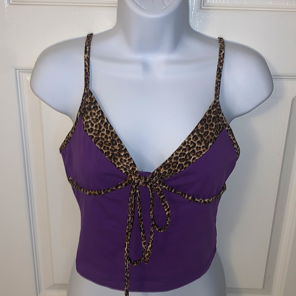 Purple Leopard Tank